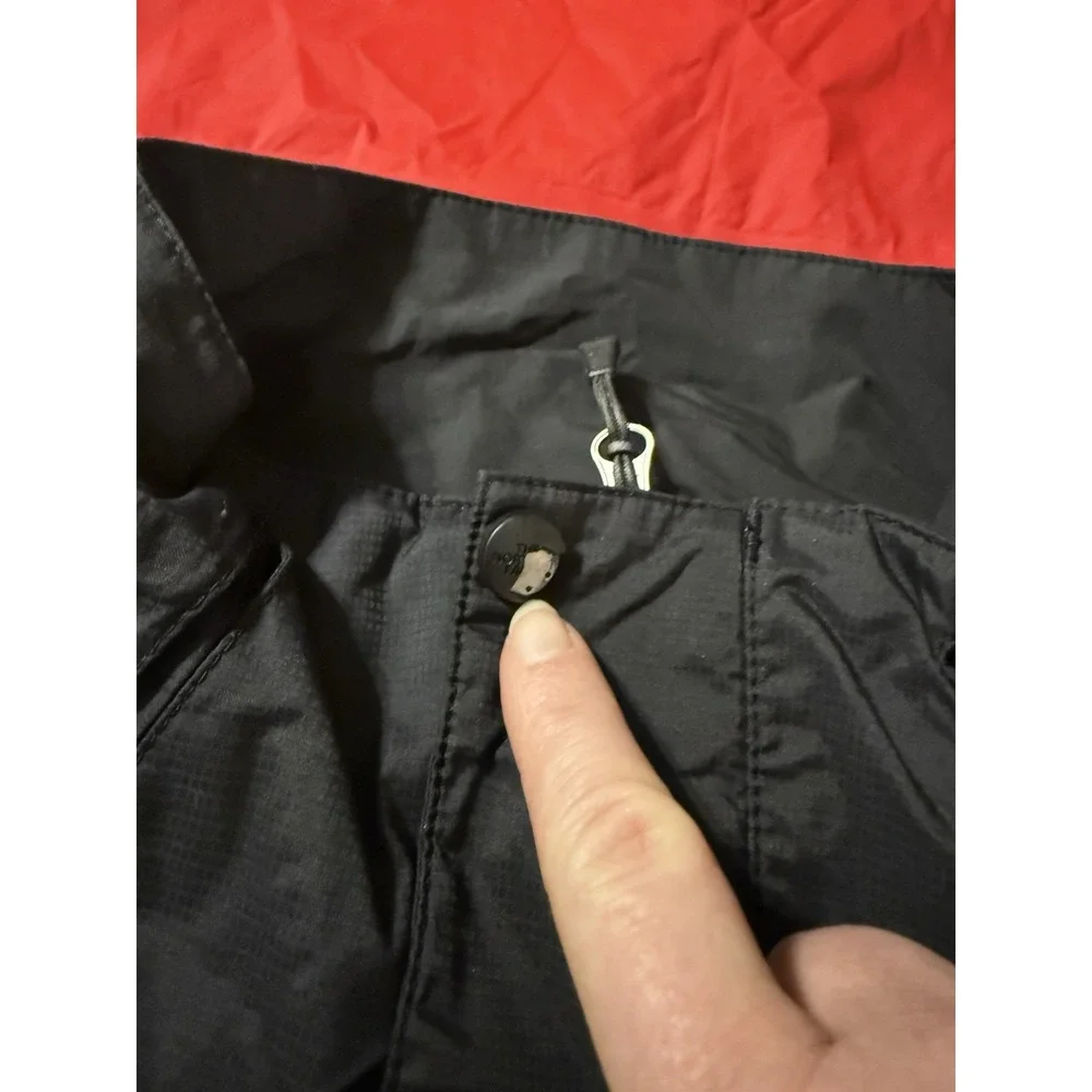 Vintage The North Face Hyvent Windbreaker Jacket Full Zip Red Black Men's Large